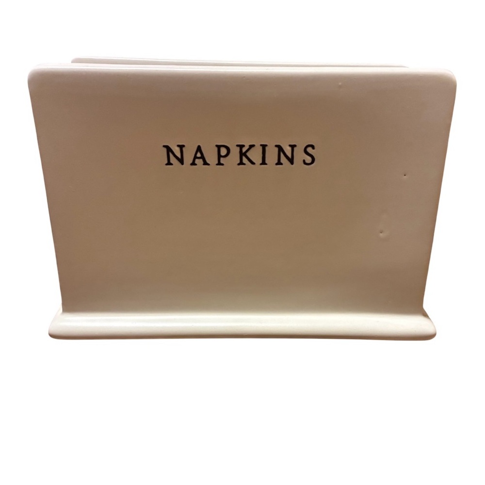 Hearth & Hand With Magnolia Stoneware Napkin Holder Joanna Gaines Farmhouse